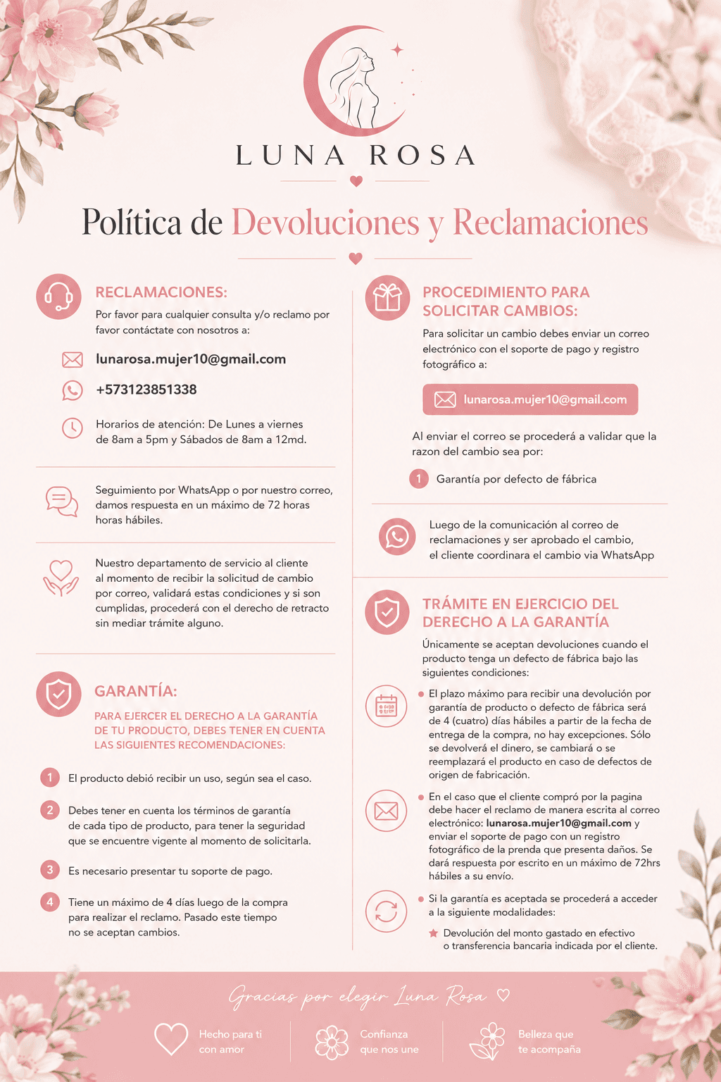 Políticas Luna Rosa